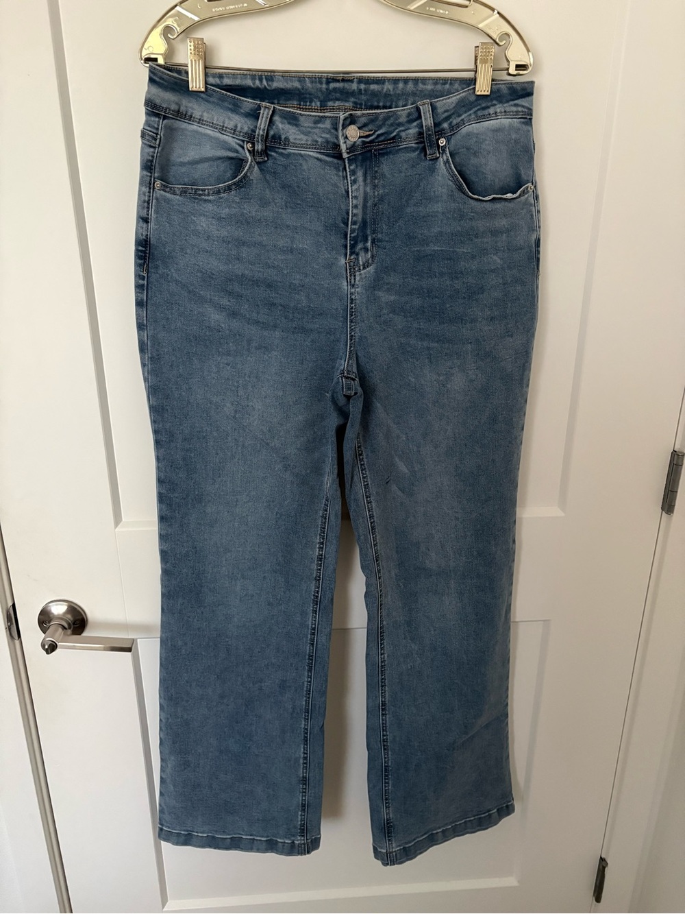 Amazon- High Waisted Cropped Wide-Leg Jeans